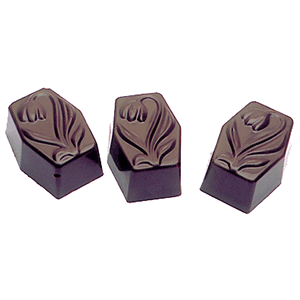 Форма для шоколада «Тюльпан» [36шт]; длина=30, ширина=22 мм