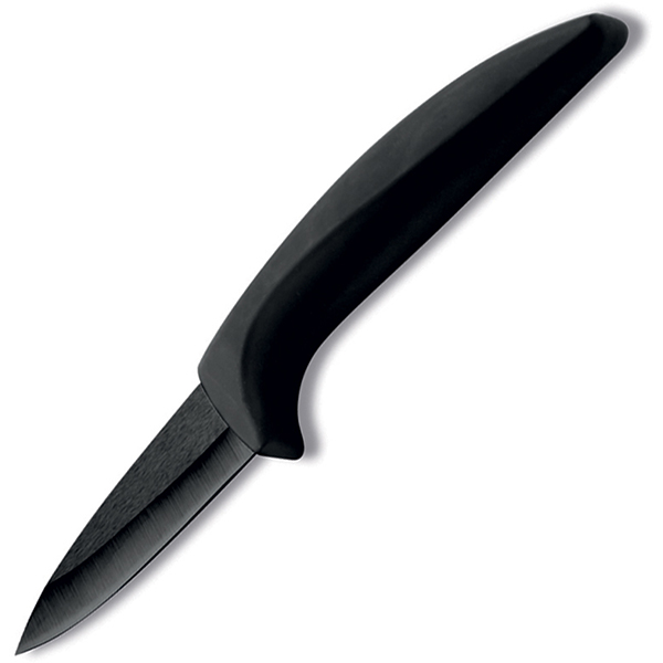 Нож для чистки овощей  керамика  длина=17.5, ширина=1.8 см. Ghidini