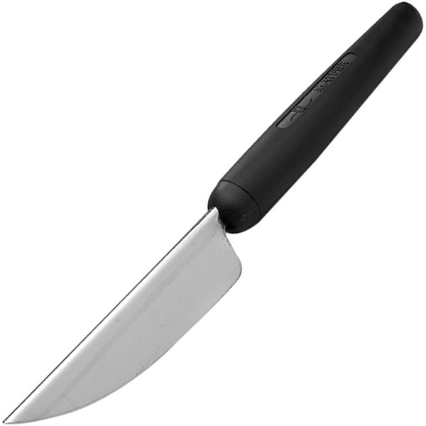 Нож для декоративной нарезки овощей и фруктов; металл,пластик; длина=21 см.; металлический, цвет: черный