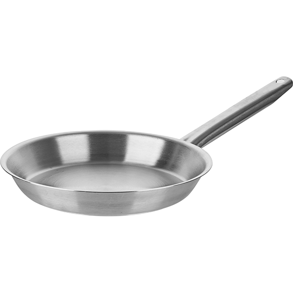 Сковорода; сталь нержавеющая; диаметр=28, высота=6, длина=52 см.; металлический