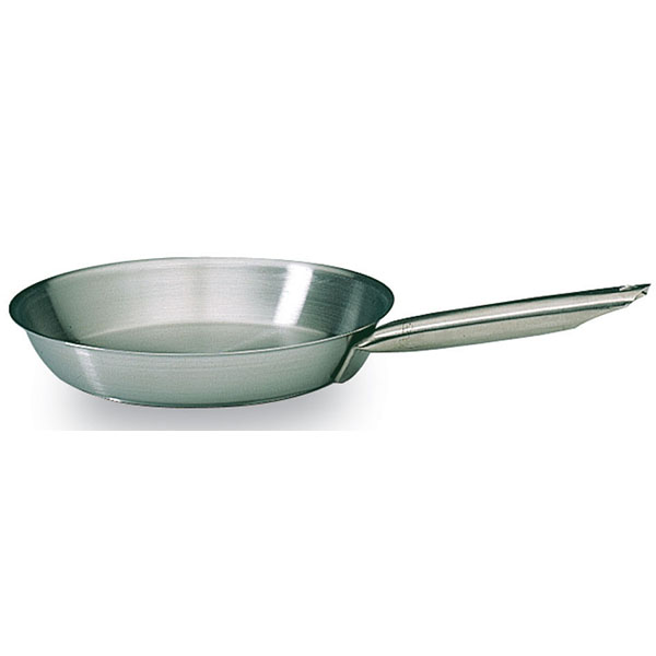 Сковорода; сталь нержавеющая; диаметр=26, высота=5, длина=44 см.; металлический