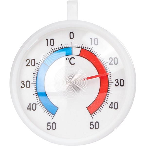 Термометр для холодильника (-50 и 50С)  пластик  диаметр=7, высота=1.5 см. MATFER