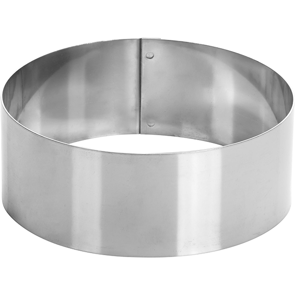 Кольцо кондитерское  сталь нержавеющая  диаметр=160, высота=65 мм Труд Вача