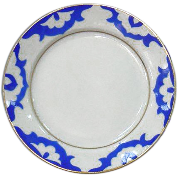 Тарелка мелкая «Узбекистан»; материал: фарфор; диаметр=17.5, высота=2.3 см.