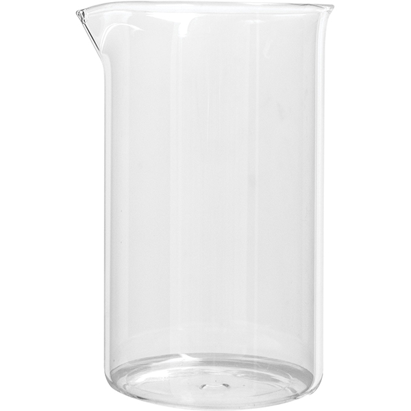 Колба для френч-пресса; стекло; 350 мл; диаметр=7, высота=13 см.; прозрачный