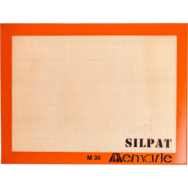 Лист кондитерский (-40С и 300С); материал: силикон; длина=40, ширина=30 см.; бежевая,оранжевый цвет
