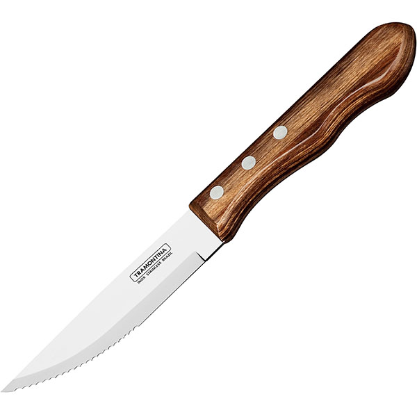 Нож для биф штекса «Джамбо»  металл, дерево  L=25/12.5,B=1см Tramontina