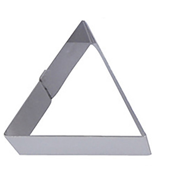Форма кондитерская «Треугольник»; сталь нержавеющая; H=4.5,L=20см