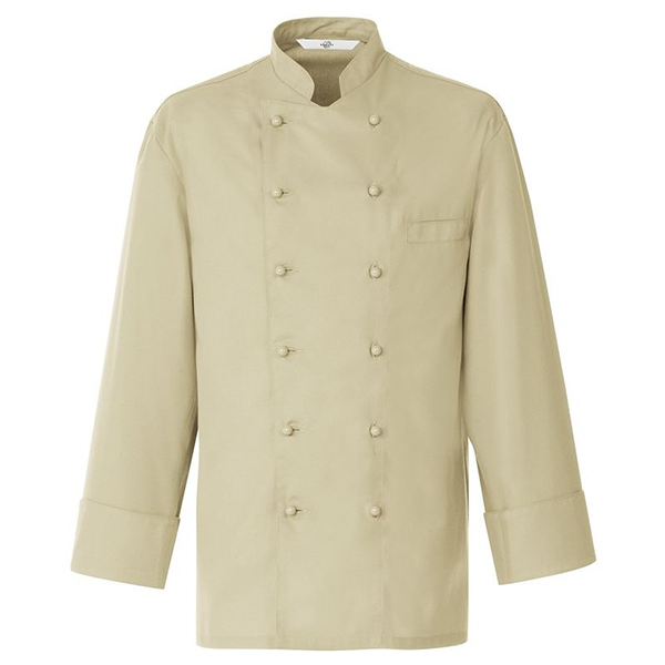 Куртка поварская без пуклей 60р.  хлопок,полиэстер  бежевый цвет Greiff