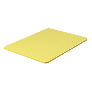 Доска разделочная; пластик; H=19,L=610,B=460мм; желтый 