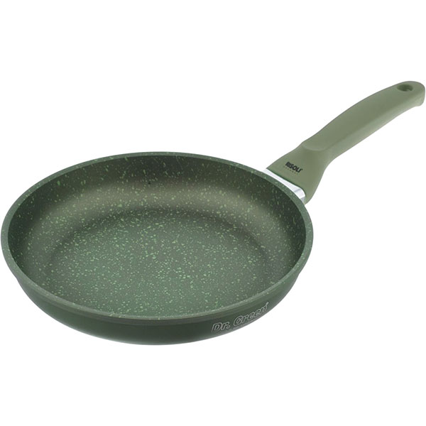 Сковорода (индукция) «Д.Грин»; алюминиеваялитой; D=24см; зеленый