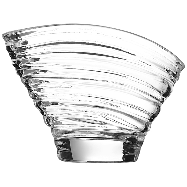 Креманка «Джаззд Свирл»; стекло; 250мл; D=125,H=92мм; прозрачный