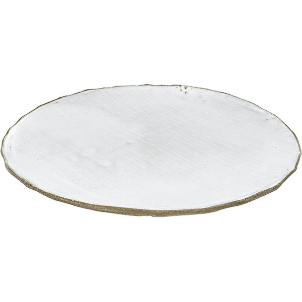 Тарелка бетон  D=28см  белый,серый Serax