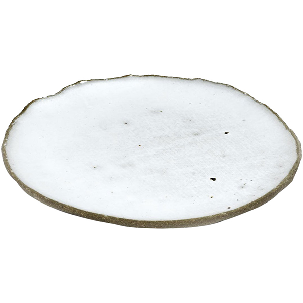 Тарелка бетон  D=14см  белый,серый Serax