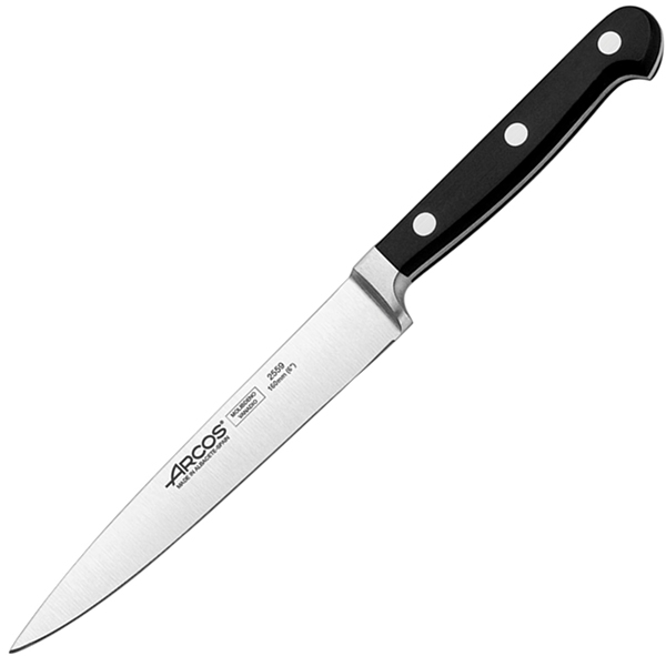 Нож кухонный «Класика»; сталь нержавеющая, полиоксиметилен; L=16см