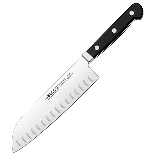 Нож поварской «Класика»; сталь нержавеющая,полиоксиметилен; L=18см