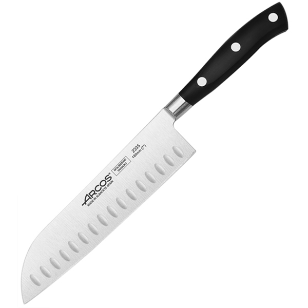 Нож поварской «Ривьера»  сталь нержавеющая,полиоксиметилен  L=37/18,B=2.4см ARCOS
