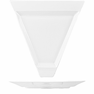 Тарелка треугольная «Максим»  материал: фарфор  длина=25, ширина=26 см. G.Benedikt