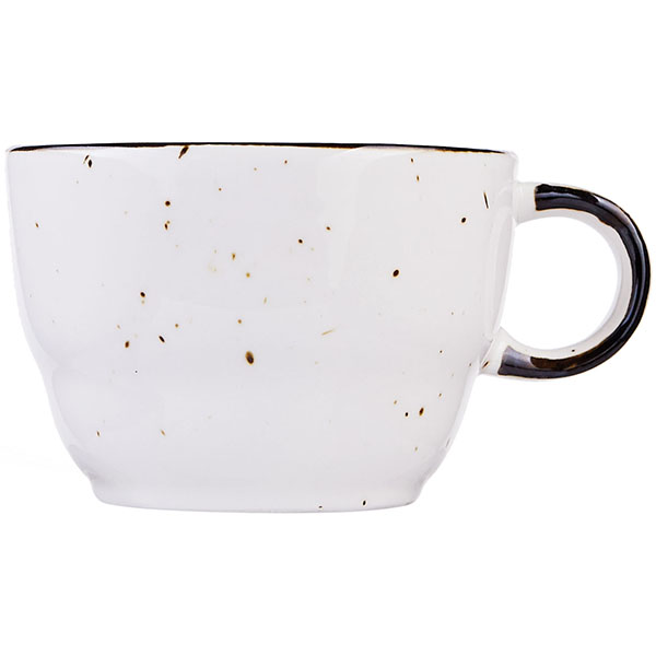 Чашка чайная «Пастораль»; фарфор; 190мл; D=8.5,H=5.5см; серый
