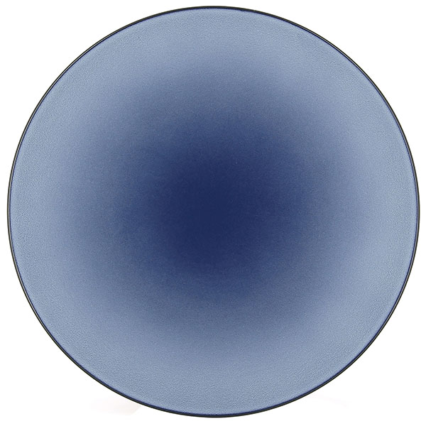 Тарелка мелкая «Экинокс»; фарфор; D=31, L=3.5см; синий