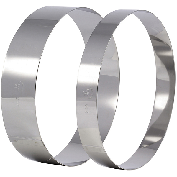 Кольцо кондитерское  сталь нержавеющая  диаметр=240, высота=20 мм MATFER