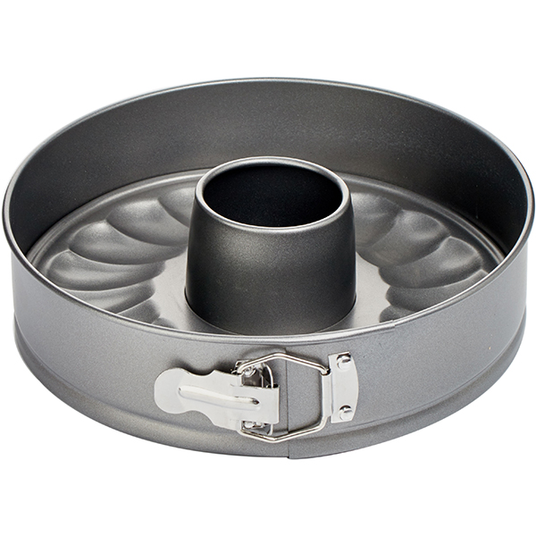 Форма для выпечки; анодированная, антипригарное покрытие; диаметр=260, высота=65 мм; цвет: черный,металлический