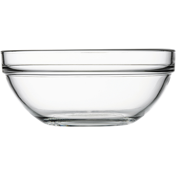 Салатник «Шеф»; стекло; 1.73л; диаметр=200, высота=85 мм; прозрачный