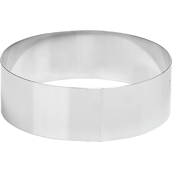 Кольцо кондитерское  сталь нержавеющая  диаметр=120, высота=45 мм Paderno