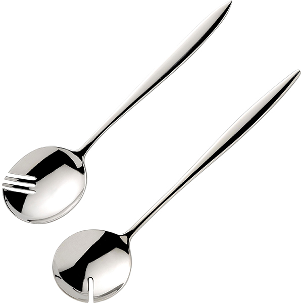 Ложка и вилка для салата «Адажио»  сталь нержавеющая  длина=235/63, ширина=4 мм Eternum