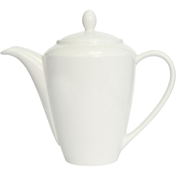 Чайник «Симплисити Вайт»; материал: фарфор; 850 мл; белый