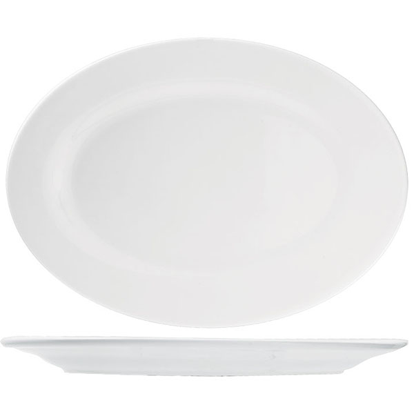 Блюдо овальное «Кунстверк»  материал: фарфор  высота=3, длина=45.5, ширина=30.5 см. KunstWerk