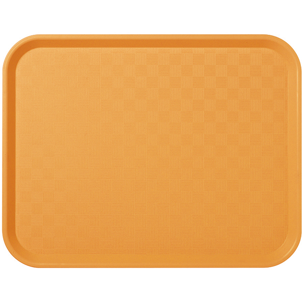 Поднос для Фаст Фуд; пластик; высота=2, длина=45, ширина=35 см.; оранжевый цвет