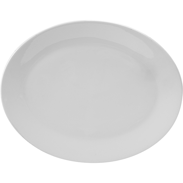 Блюдо овальное «Монако Вайт»  материал: фарфор  высота=18, длина=340, ширина=260 мм Steelite