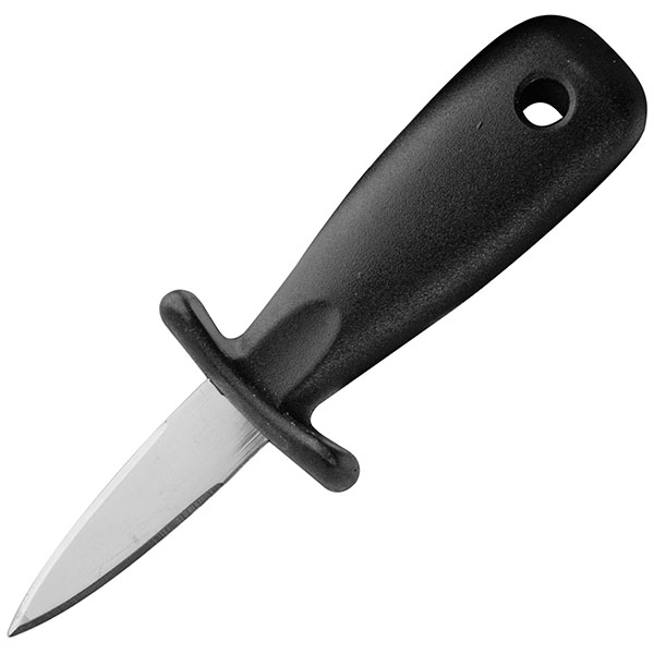 Нож для устриц «Тутти»; сталь нержавеющая,пластик; длина=15/6, ширина=5 см.; цвет: черный,металлический