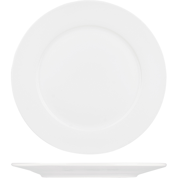 Тарелка мелкая «Кунстверк»; материал: фарфор; диаметр=17.5, высота=2 см.; белый