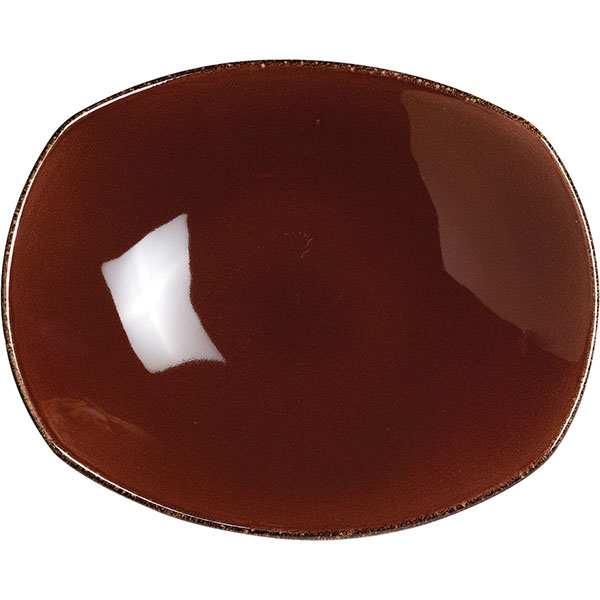 Тарелка глубокая овальная «Террамеса мокка»  материал: фарфор  высота=40, длина=210, ширина=195 мм Steelite
