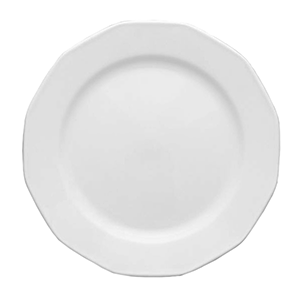 Тарелка мелкая «Меркури»; материал: фарфор; диаметр=21, высота=2 см.; белый