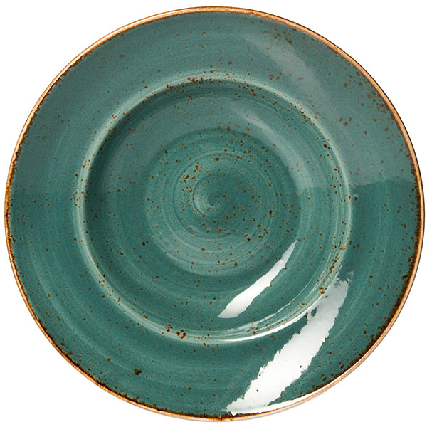 Тарелка для пасты «Крафт»; материал: фарфор; 320 мл; диаметр=27, высота=5 см.; синий