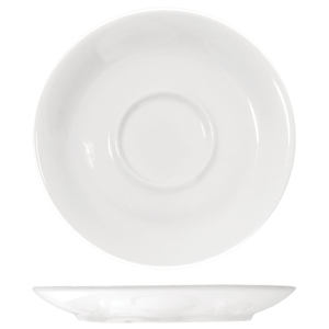 Блюдце «Кунстверк»; материал: фарфор; диаметр=11.5 см.; белый