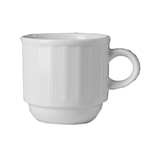 Чашка кофейная «Эвита»; материал: фарфор; 90 мл; диаметр=6, высота=6, длина=8, ширина=6 см.; белый
