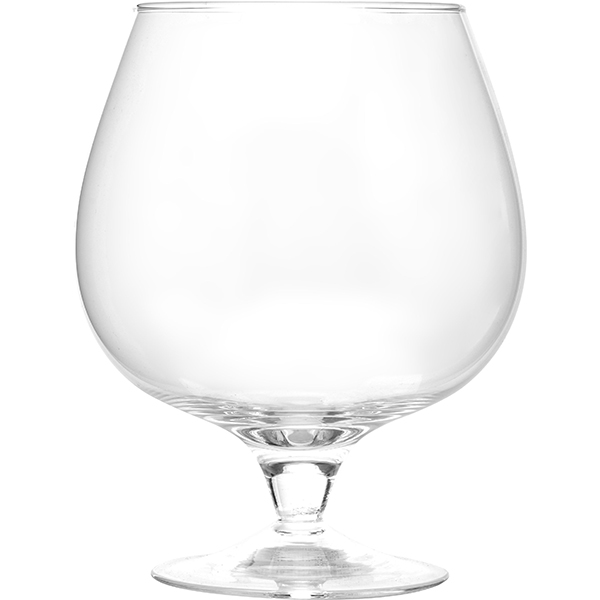 Ваза-бокал; стекло; объем: 1 литр; диаметр=95, высота=140 мм; прозрачный