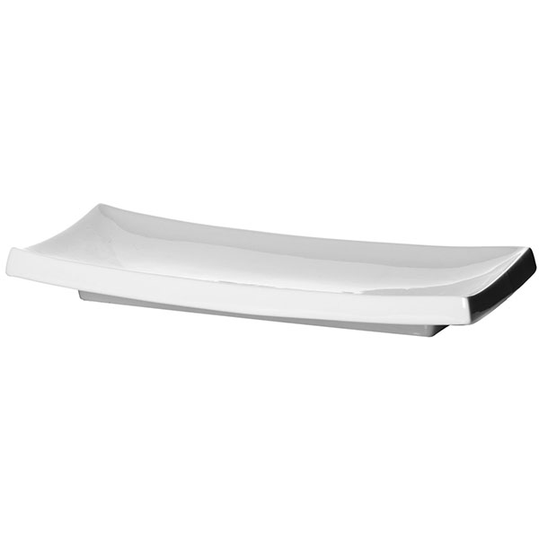 Тарелка для суши «Кунстверк»; материал: фарфор; высота=3, длина=32, ширина=14 см.; белый