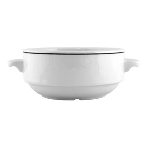 Супница, Бульонница (бульонная чашка) «Блэк Лайн»  материал: фарфор  285 мл Steelite