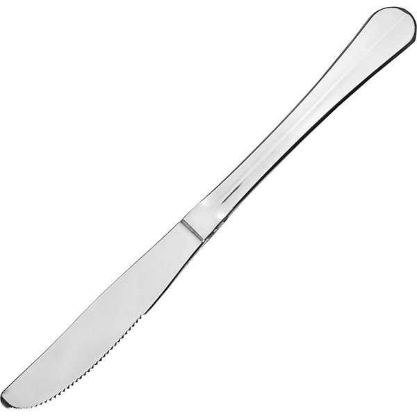 Нож столовый «Эко Багет»; сталь; длина=220/100, ширина=3 мм; металлический