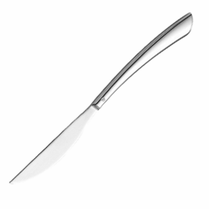 Нож столовый «Киа»; сталь нержавеющая; длина=235/110, ширина=10 мм; металлический