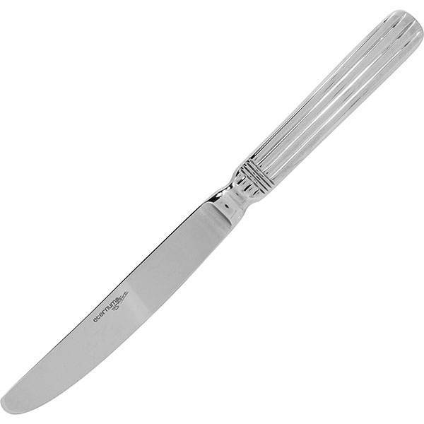 Нож столовый «Библос»; сталь нержавеющая; длина=240/125, ширина=10 мм; металлический