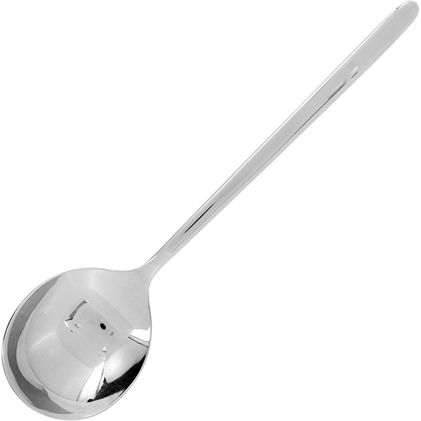 Ложка для супа «Аляска»; сталь нержавеющая; длина=180/55, ширина=4 мм; металлический