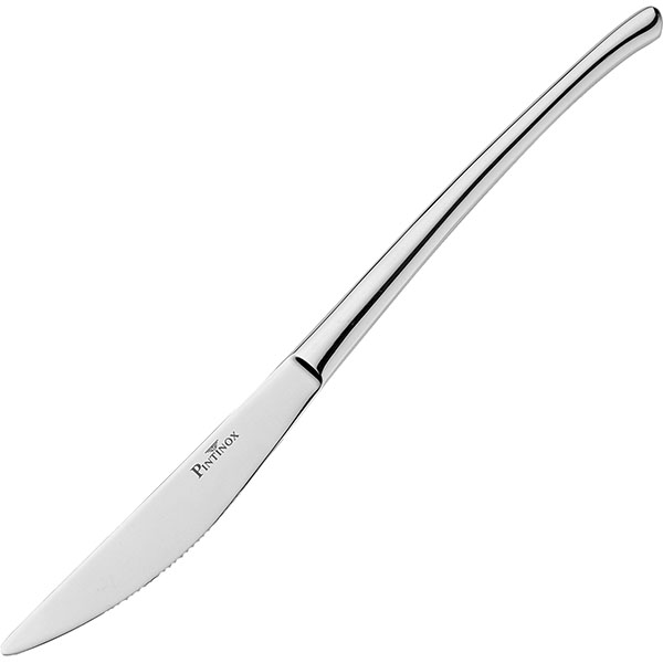 Нож столовый «Снейк»; сталь нержавеющая; длина=230/115, ширина=10 мм; металлический