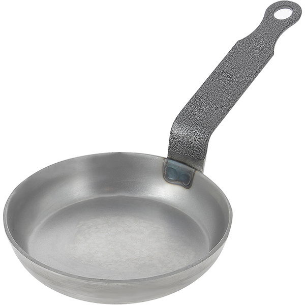 Сковорода для блинов; белая сталь; диаметр=12, высота=2 см.