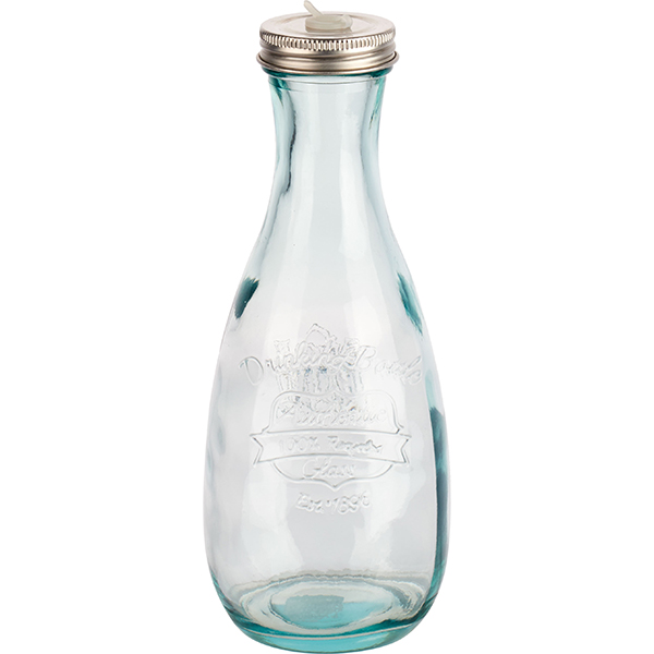Бутылка с крышкой без трубочки; стекло; 570мл; прозрачный